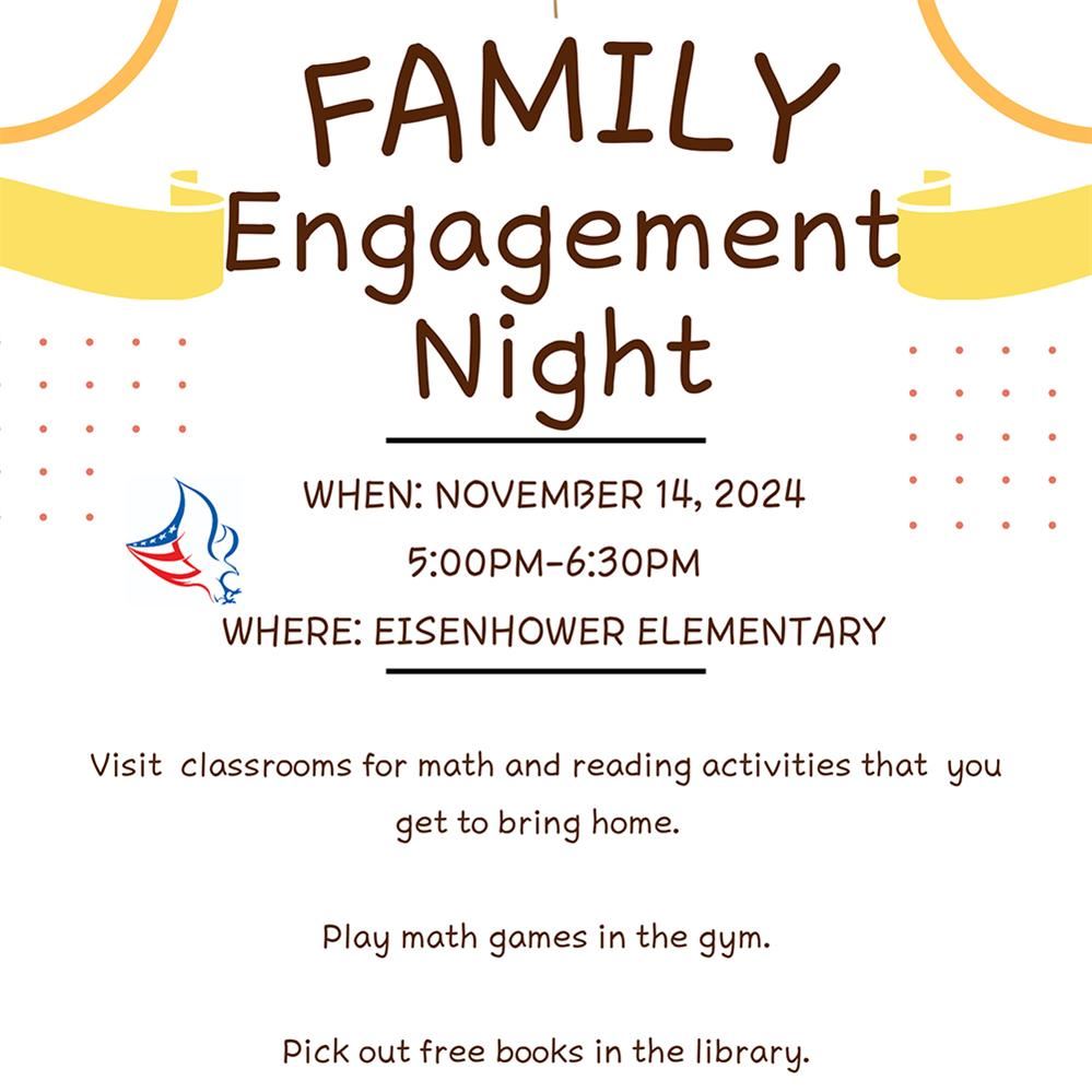  family engagement night flyer